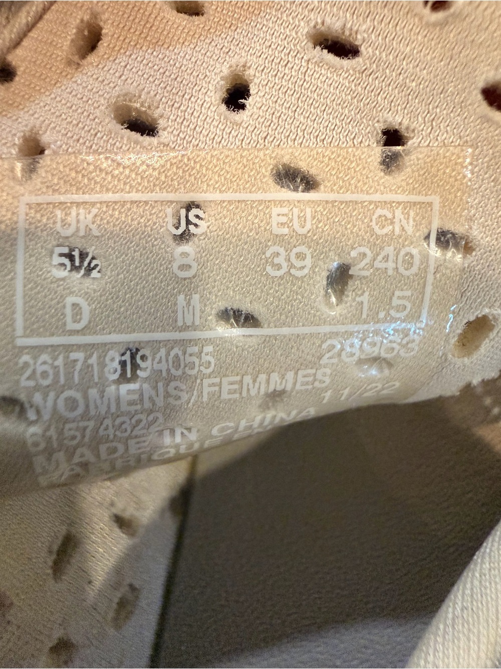Clarks Cloudsteppers Women’s Beige Thong Slingback Comfort Sandals - Picture 9 of 9